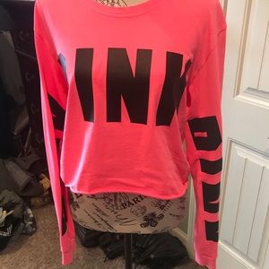Crop long sleeve hoodie
